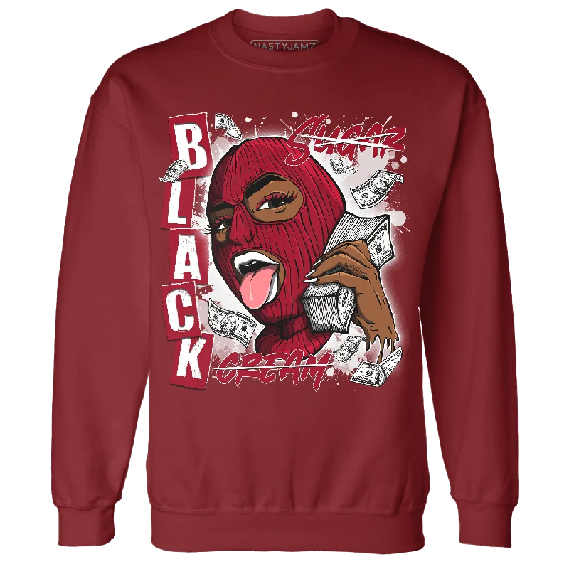 NastyJamz Retro Red Taxi 12s Sweatshirt Match No Sugar No Cream